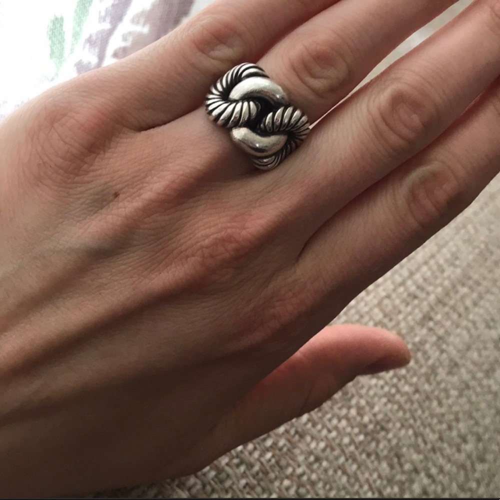 DY | Sculpted Cordelia Wide Knot Ring